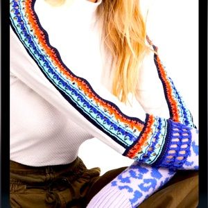 Free People Switch It Up Thermal Top Ivory NWT. Size Small